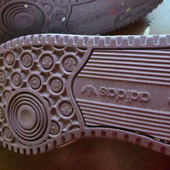 Adidas Triple Platform Los Angeles Lakers Sneakers Missing Snap Toppers Size 7.5 - Picture 13 of 16